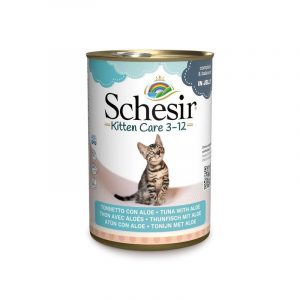 Schesir Lata Atún con aloe Kitten 140g
