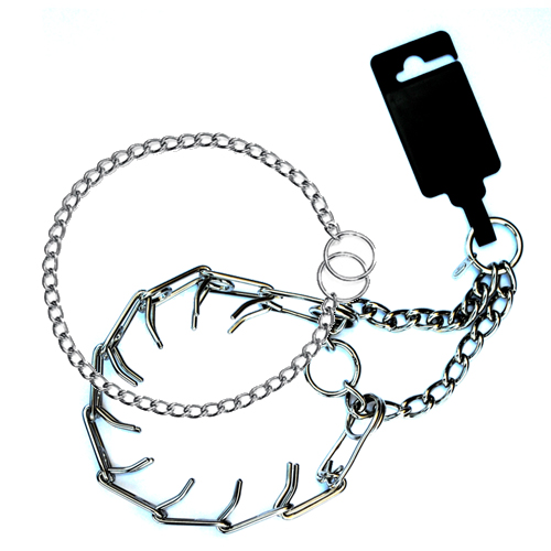 Collares, correas y estranguladores metálicos