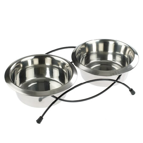 Anti-tip feeder 2x950ml