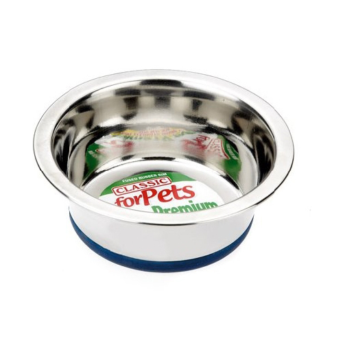 Non slip steel dish 400ml