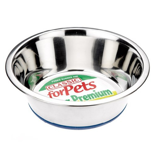 Non slip stainless steel dish 2500ml