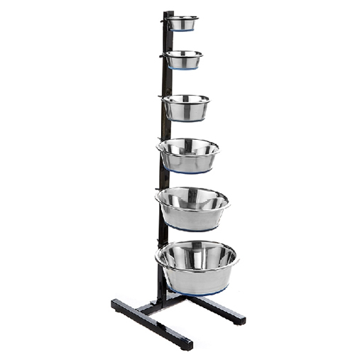 Non slip dish display stand