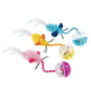 CLASSIC Ball n' Feather Cat Toy