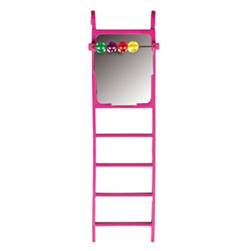 Escalera con espejo