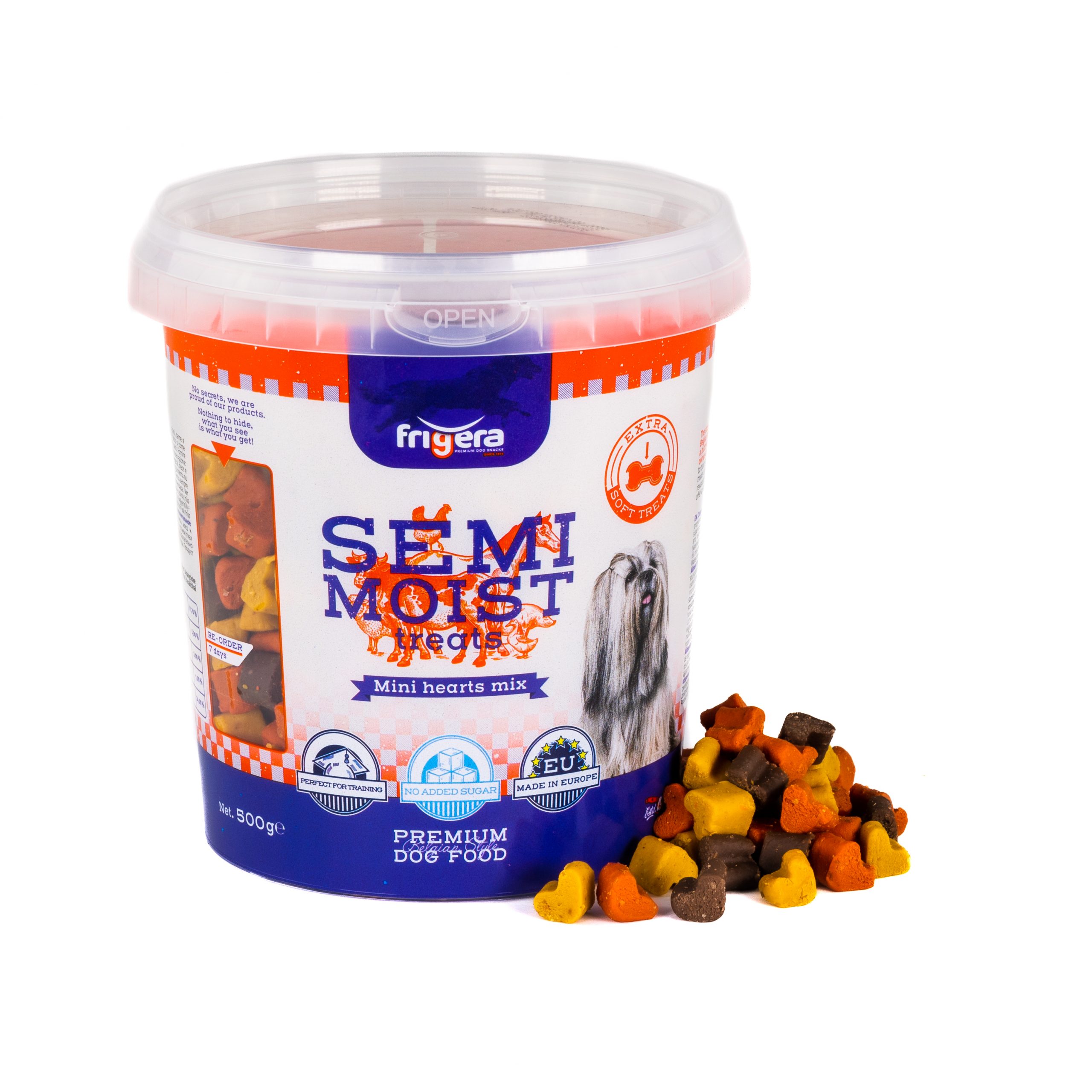 Snacks minicorazones 500g