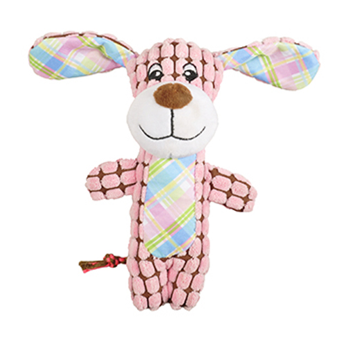 Perro de peluche rosa