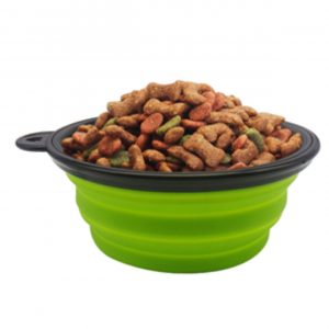 Comedero portátil de silicona 18cm