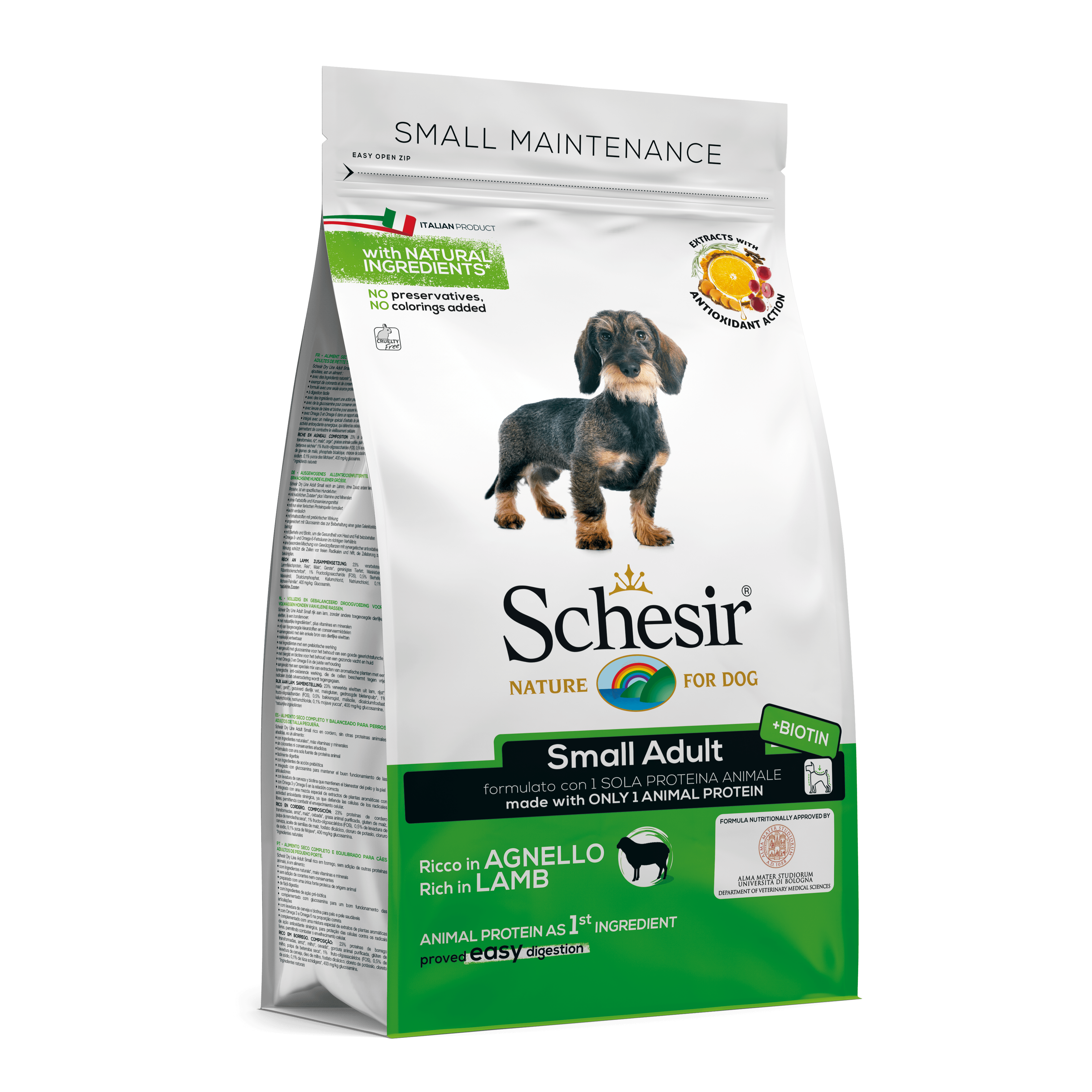 Schesir Small Mantenimiento cordero 800g
