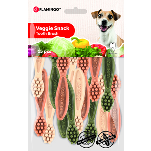 Blister Cepillo dientes veggie snack 7,5cm