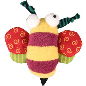 Juguete gato abeja con  catnip