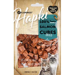 Cubos de salmón para gatos 85 gr