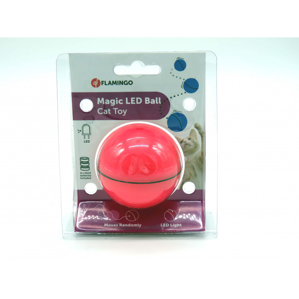 Bola mágica para gato electrónica