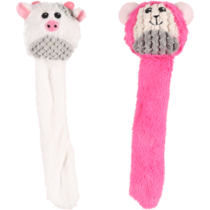 Peluche mono/vaca con cola vacía