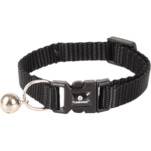 COLLAR PARA GATITO ZIGGI NEGRO 15-22CM 10M