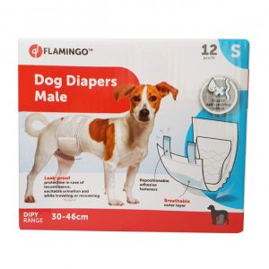 Pañales para perros macho 30-46 cm 12 uds T.1