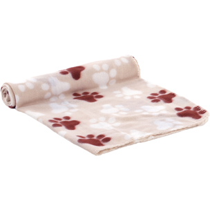 MANTA DE LANA ESMA BEIGE PATA 100x150 CM