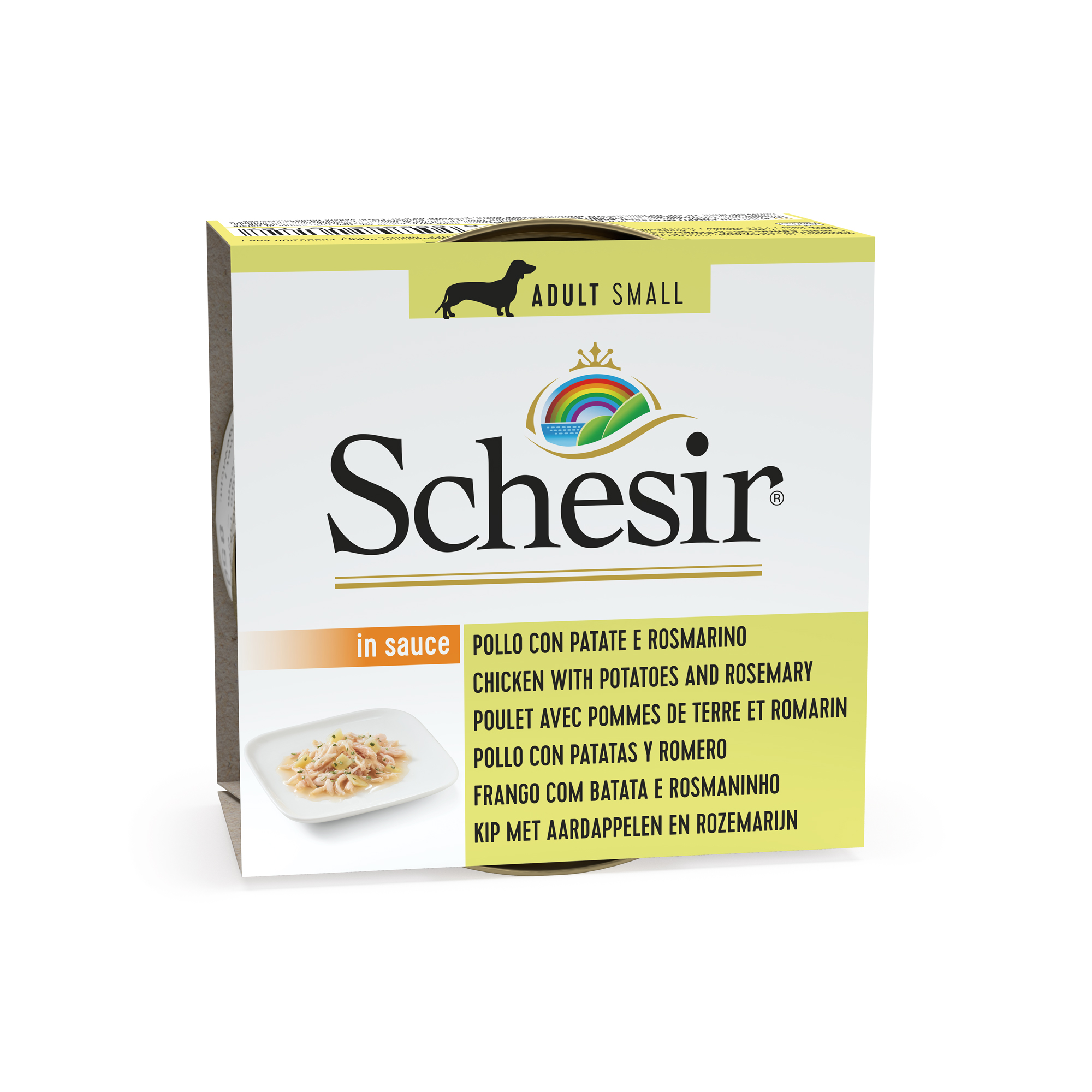 Schesir Lata perro 85 gr pollo con patatas y romero