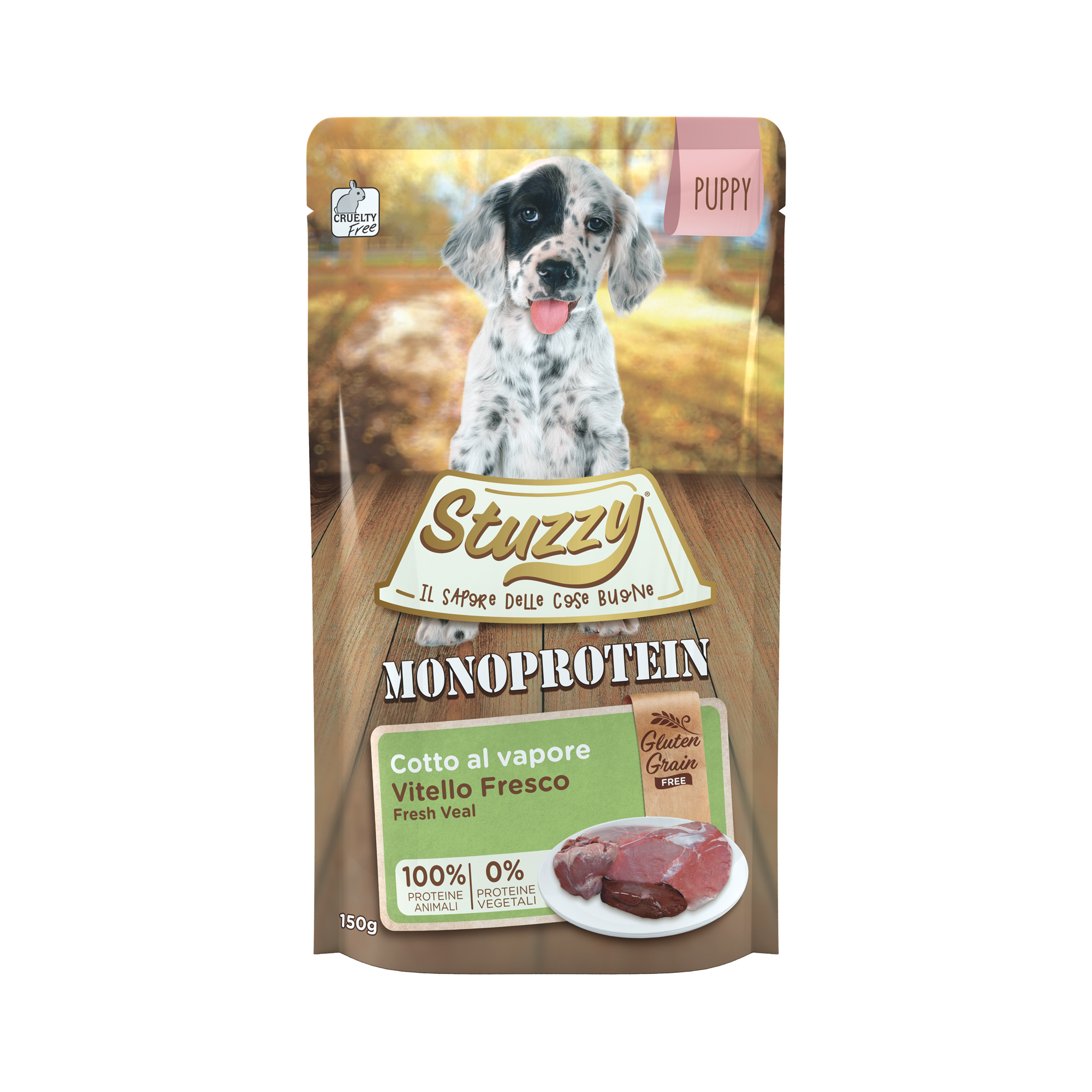 Stuzzy Monoprotein Sobres Ternera Puppy 150gr