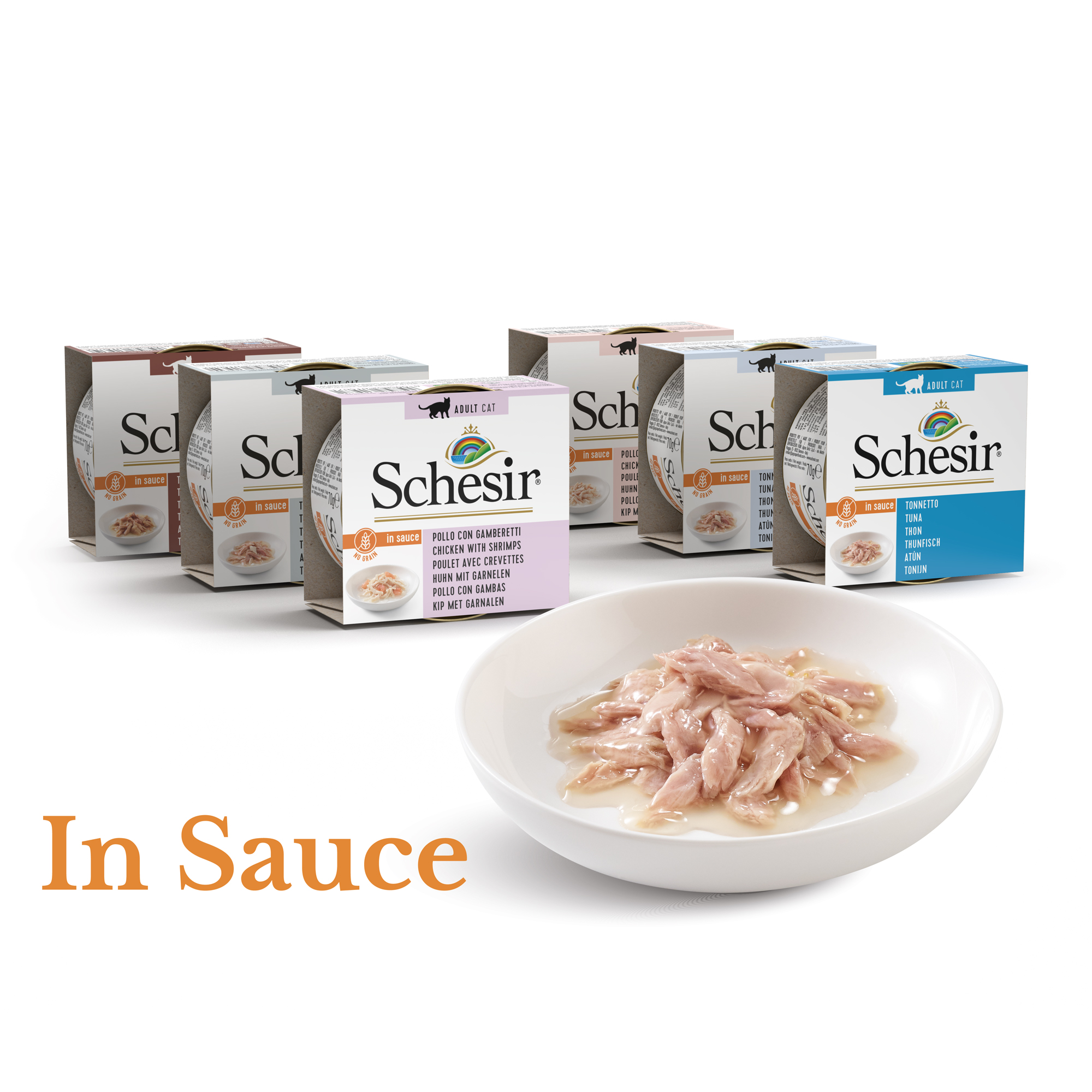 - LATAS EN SALSA NATURAL (GRAIN FREE) 70g