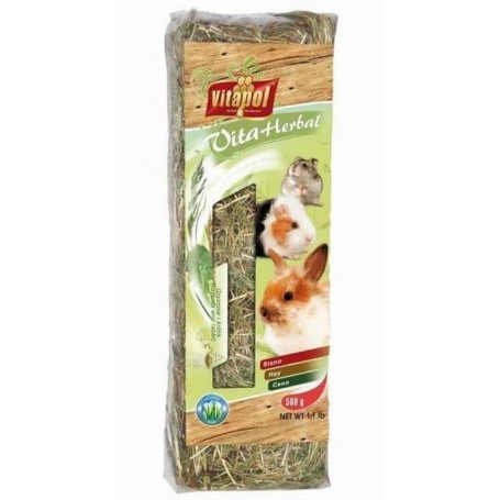 VITA HERBAL - HENO CON MANZANILLA PARA CONEJOS Y ROEDORES 500G
