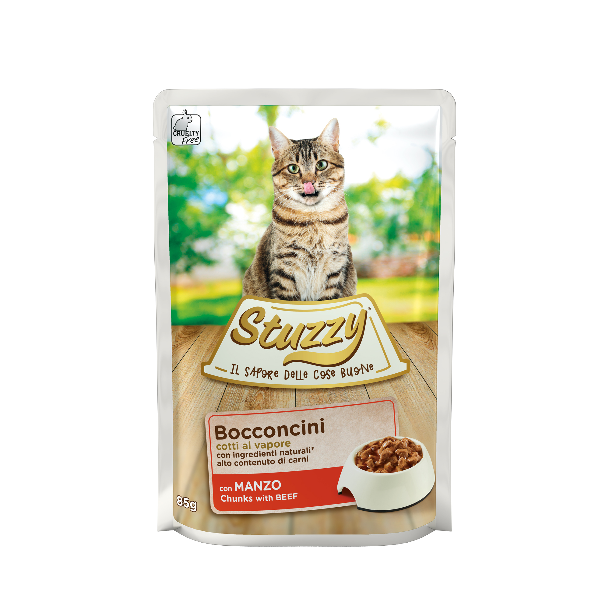 Stuzzy Cat Sobres Buey 85 gr
