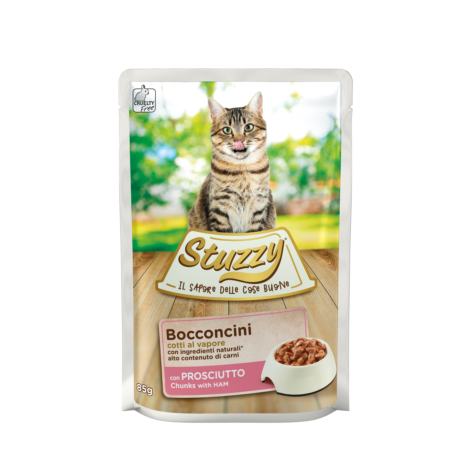 Stuzzy Cat Sobres Jamón 85 gr