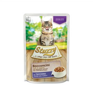 Stuzzy Cat Sobres Pavo para gatos esterilizados 85 gr
