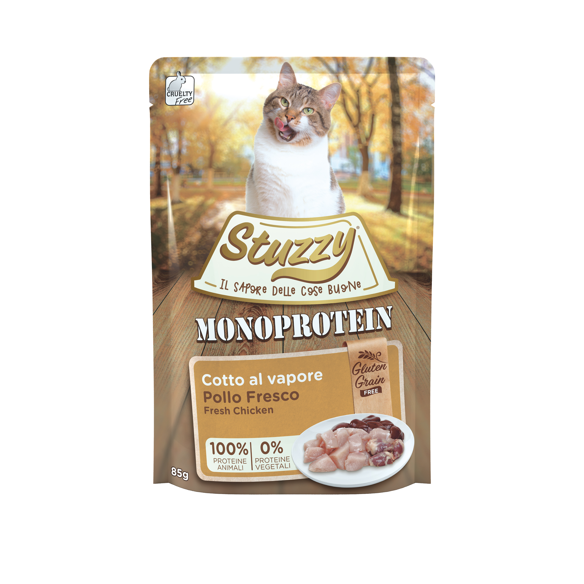 Stuzzy GrainFree Monoprotein Pollo fresco 85g