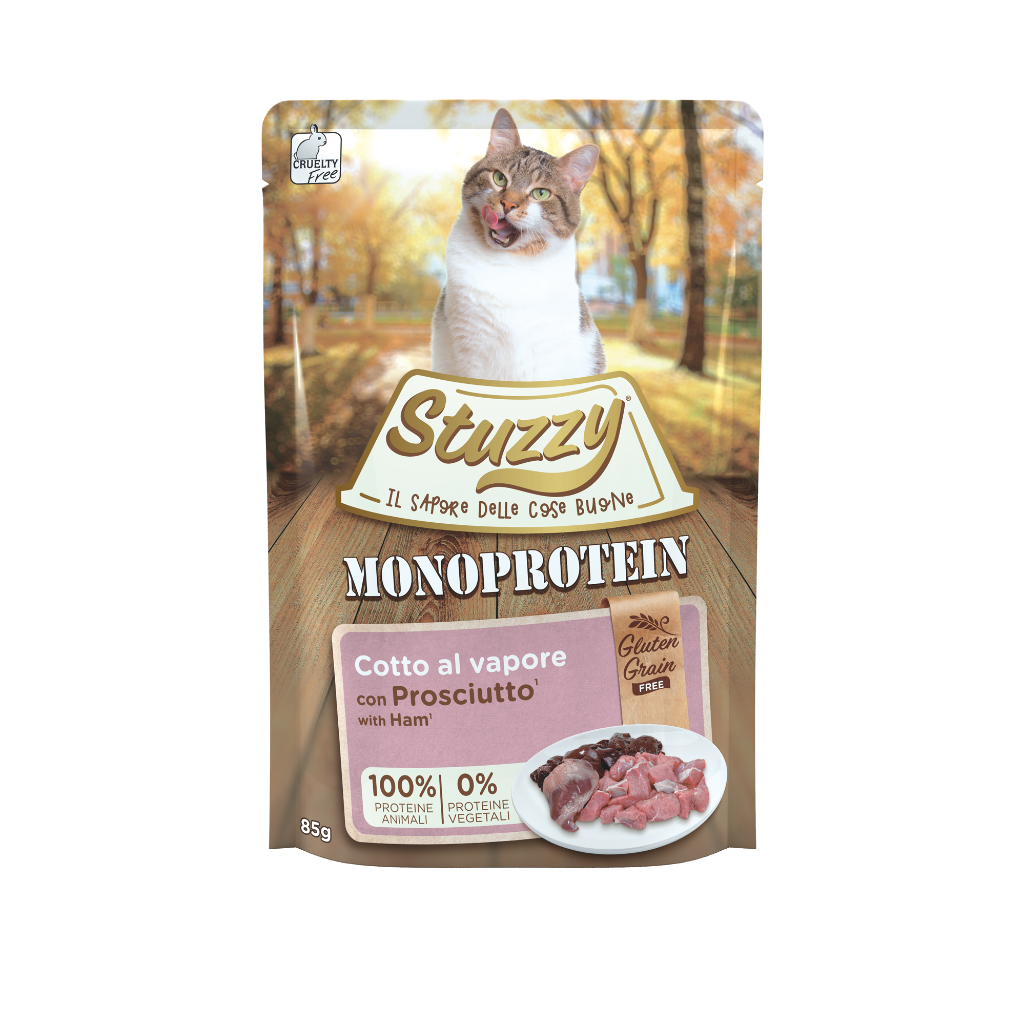 Stuzzy GrainFree Monoprotein Jamón 85g