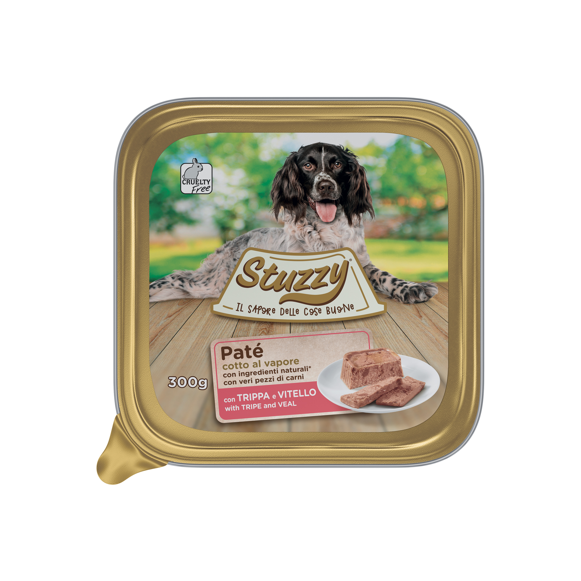 Mister Stuzzy Dog Tarrinas Aluminio Callos y ternera 300 gr