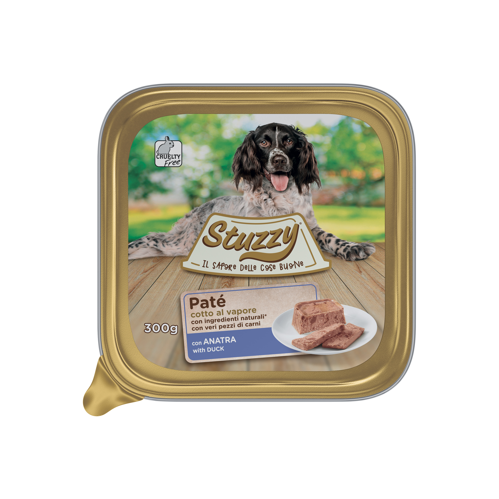 Mister Stuzzy Dog Tarrinas Aluminio Pato 300 gr