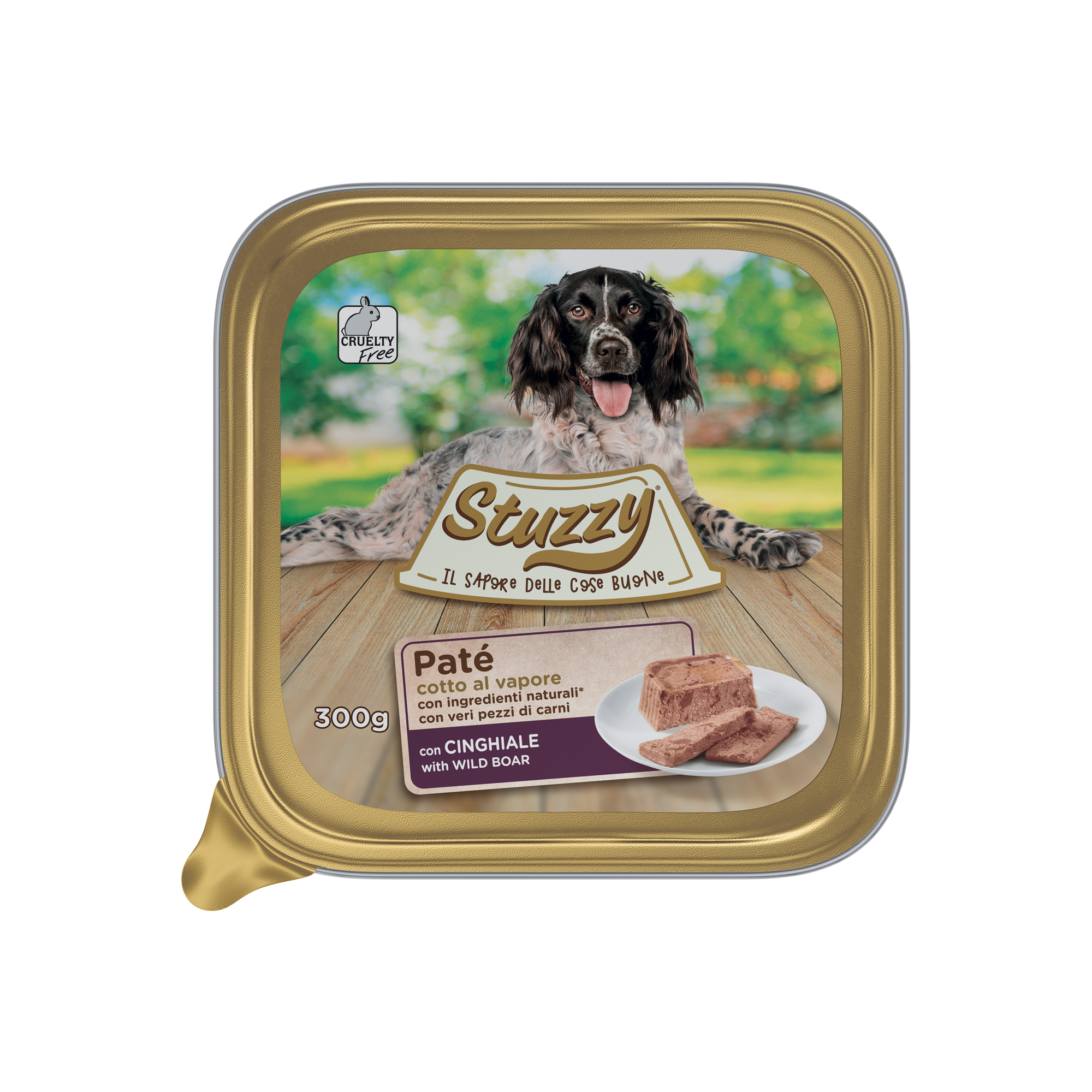 Mister Stuzzy Dog Tarrinas Aluminio Jabalí 300 gr