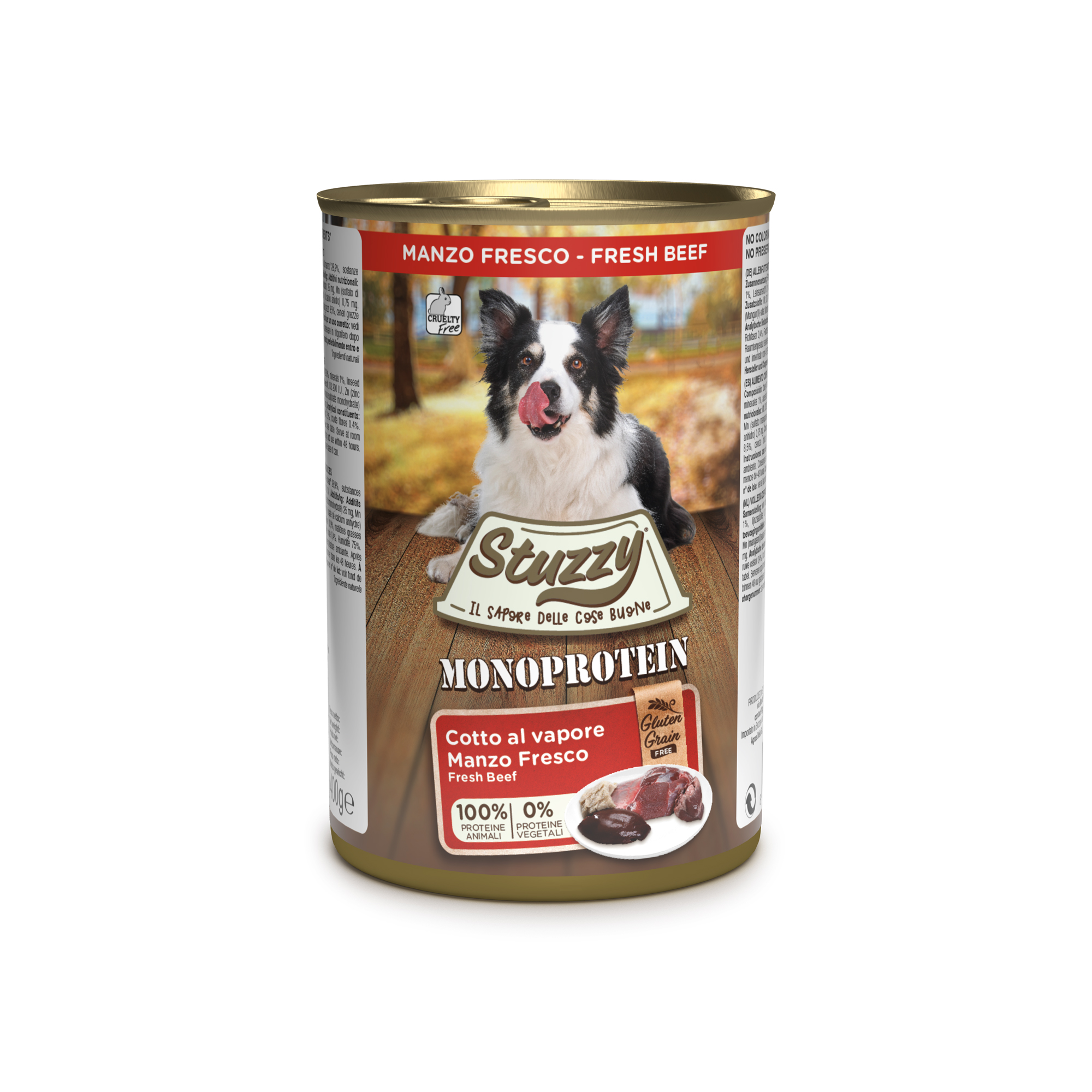 Stuzzy Monoprotein Buey fresco 400gr