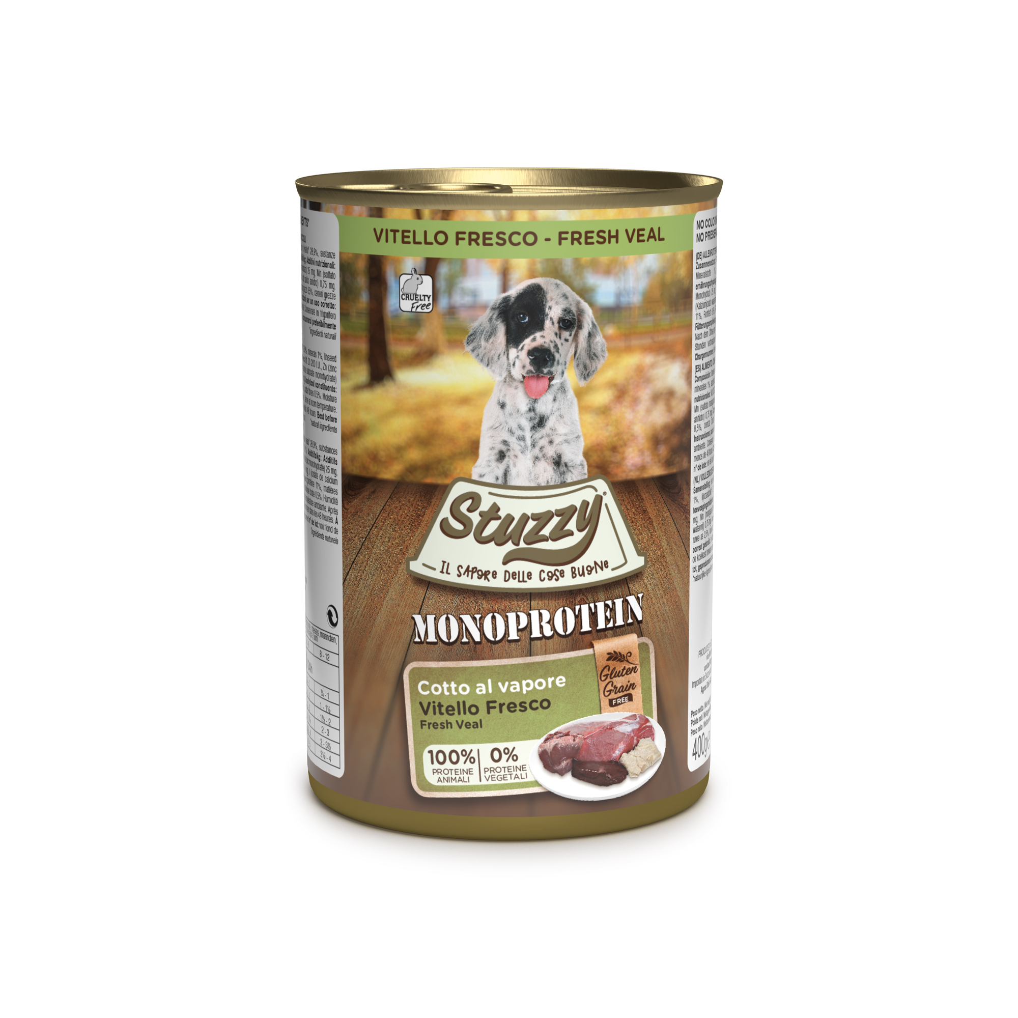 Stuzzy Monoprotein Ternera Puppy 400gr