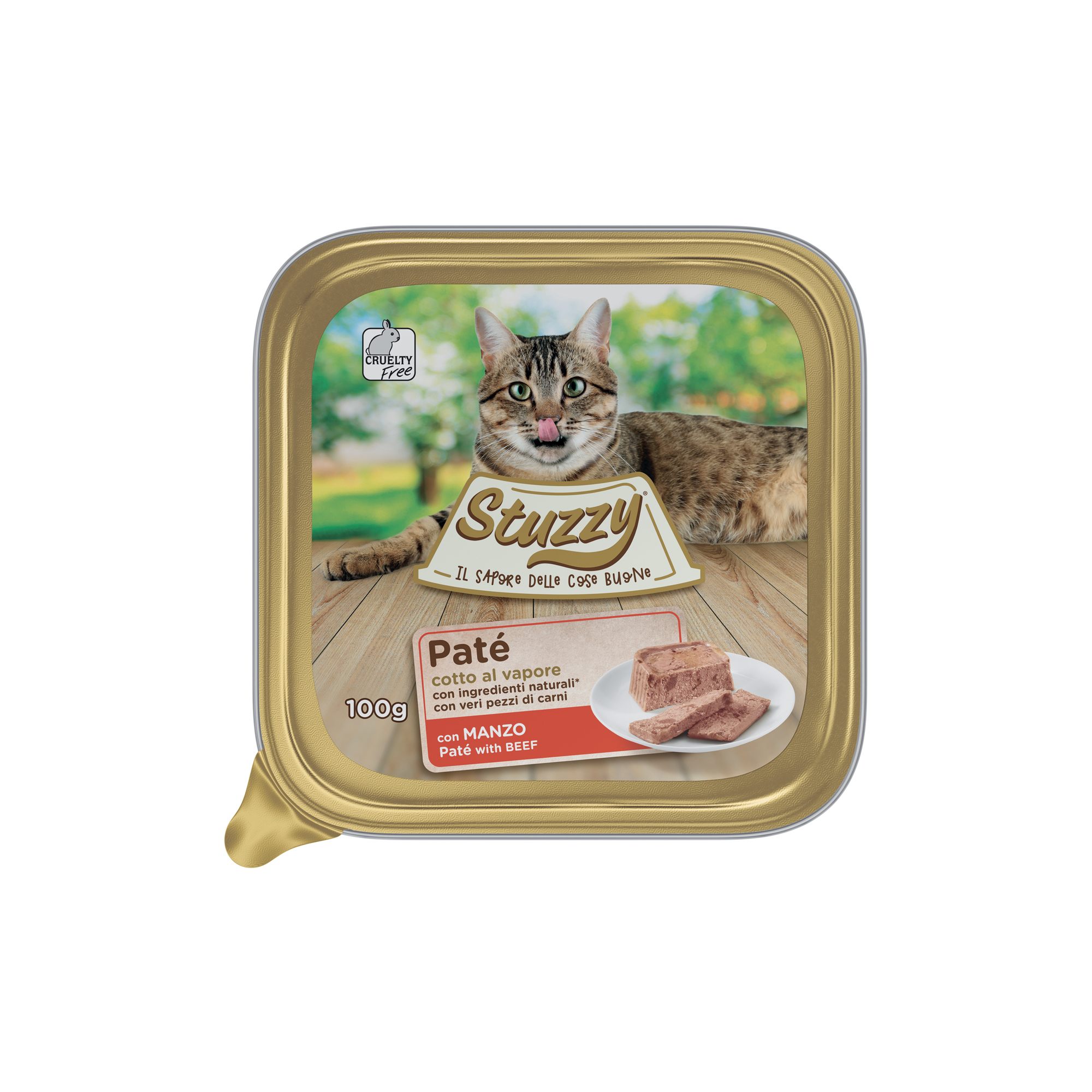 Mister Stuzzy Cat Tarrinas Aluminio Buey 100 gr