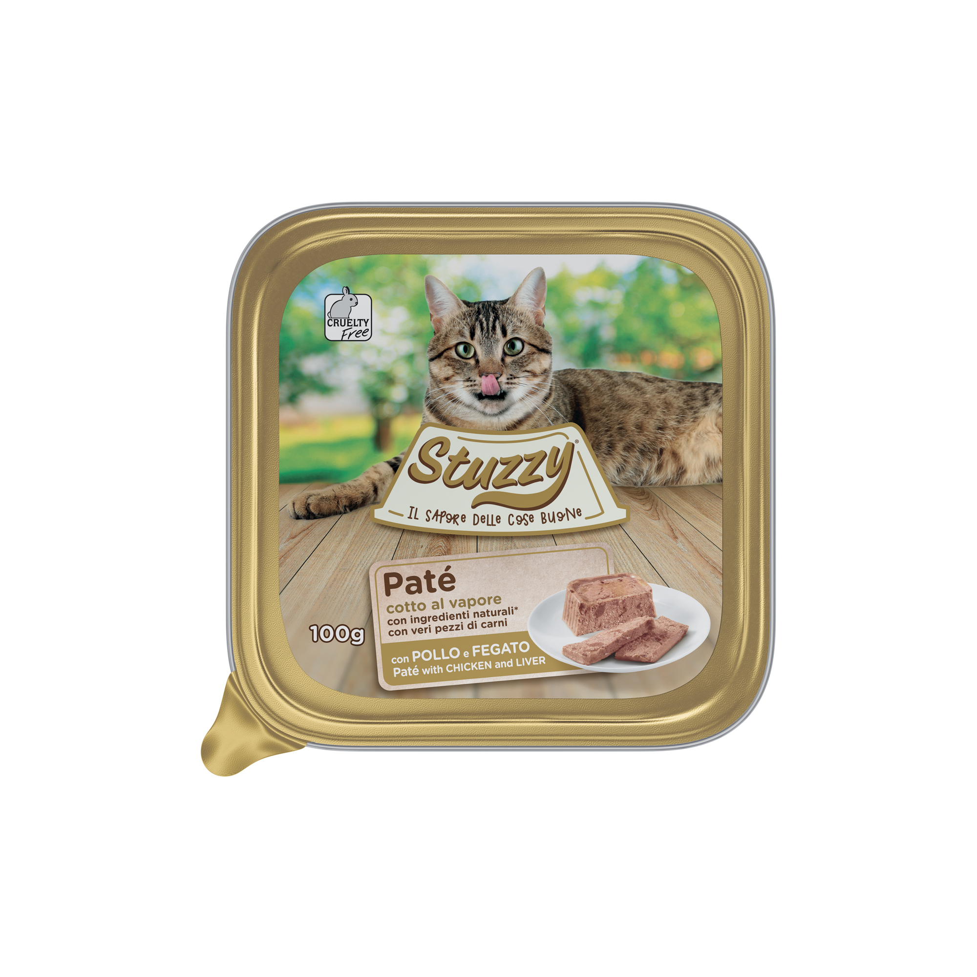 Mister Stuzzy Cat Tarrinas Aluminio Pollo e Higado 100 gr