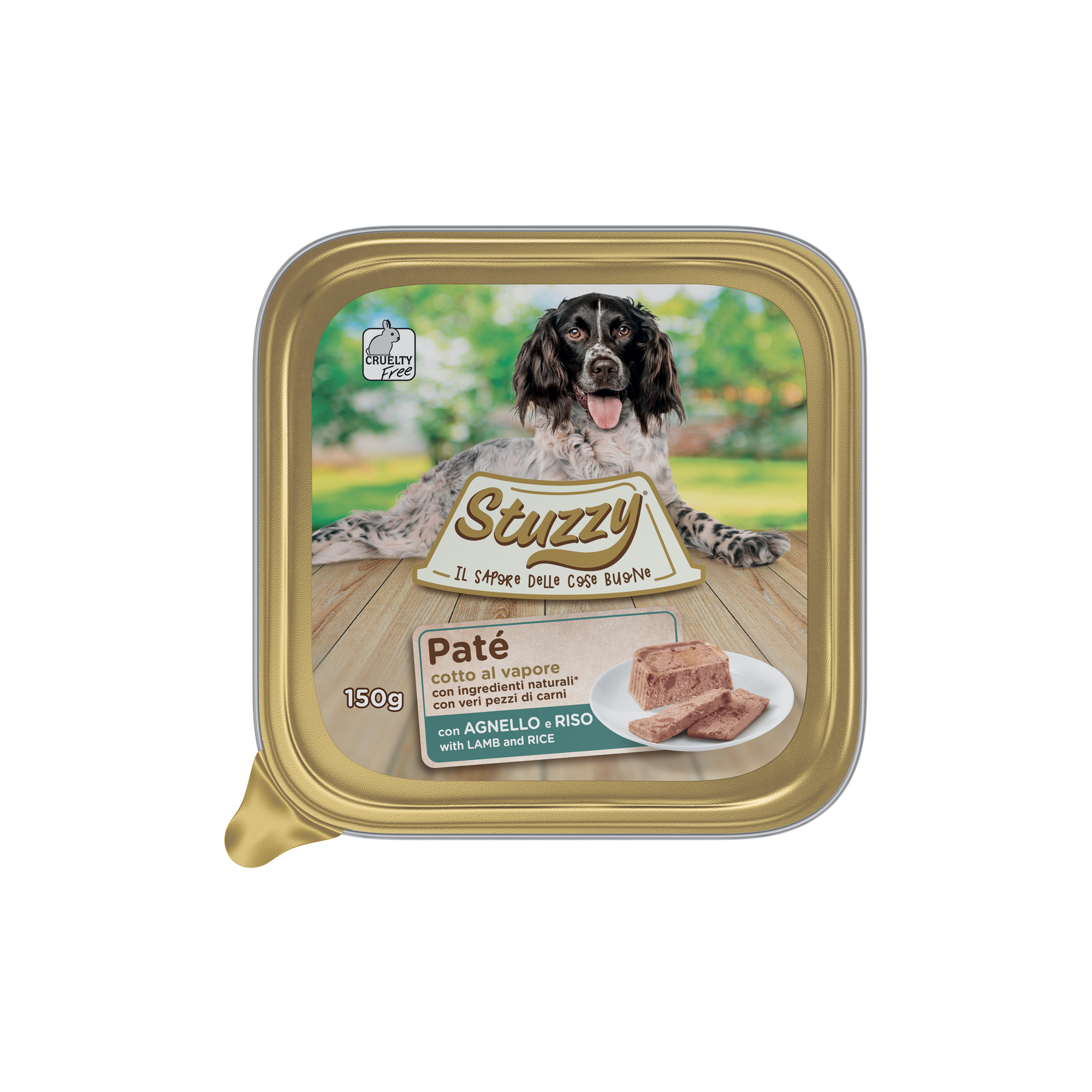 Mister Stuzzy Dog Tarrinas Aluminio Cordero con arroz 150 gr
