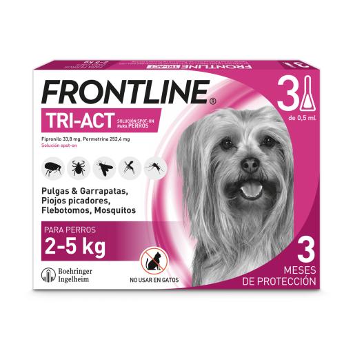 FRONTLINE TRIACT 3 PIPETAS 2-5 KG