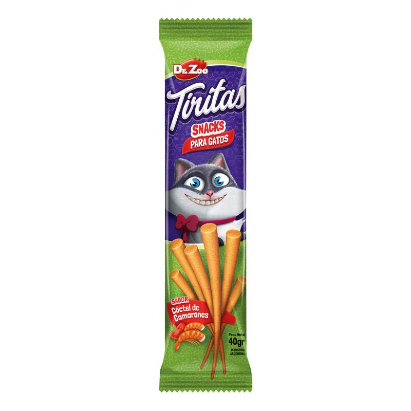 SNACKS PARA GATO DOCTOR ZOO CÓCTEL DE CAMARÓN  40 GR