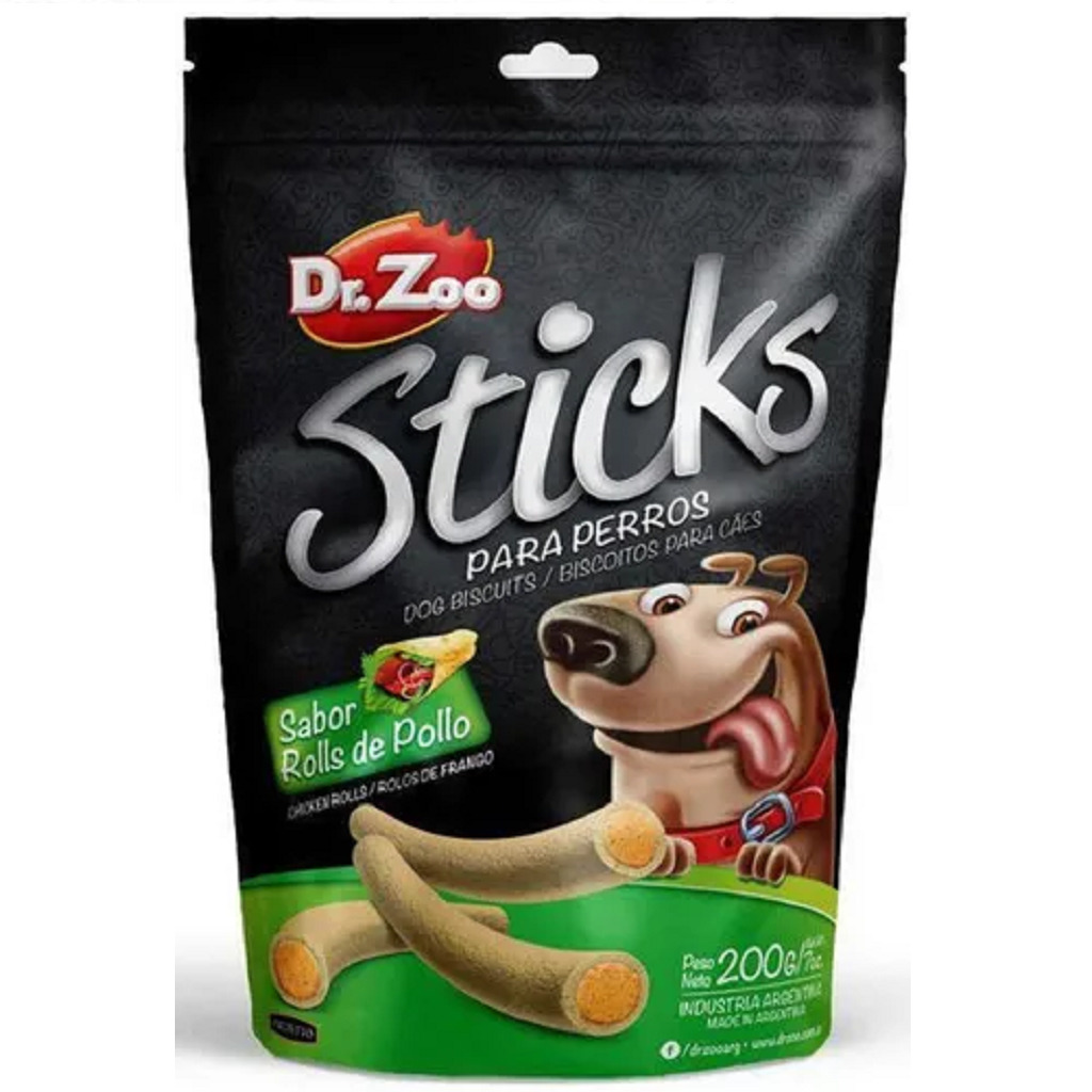 DOCTOR ZOO STICKS POLLO 50 GR