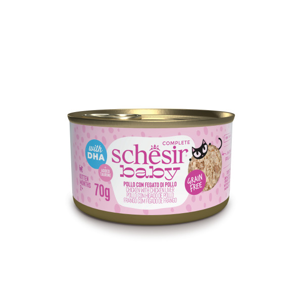 SCHESIR BABY POLLO CON HIGADOS DE POLLO 70 GR