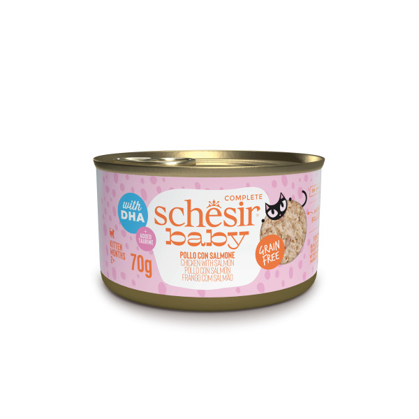 SCHESIR BABY FILETES DE POLLO CON SALMÓN 70 GR