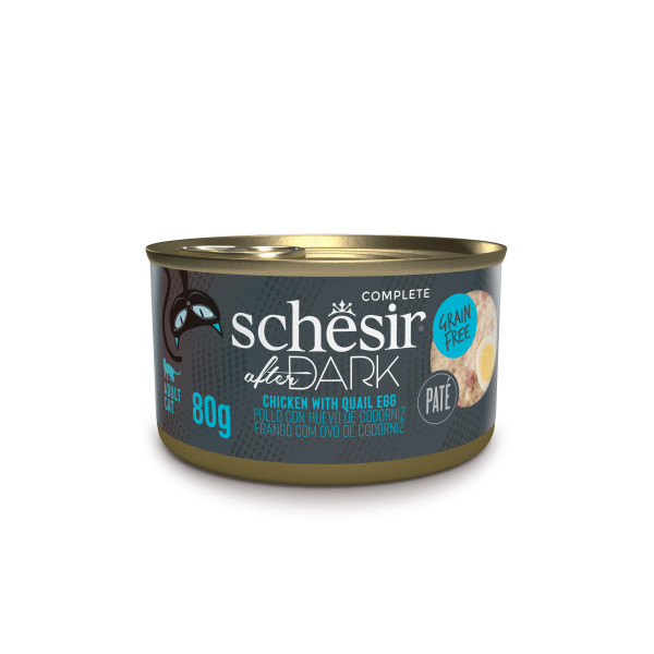 SCHESIR AFTER DARK PATÉ POLLO CON HUEVO DE CORDORNIZ 80 GR