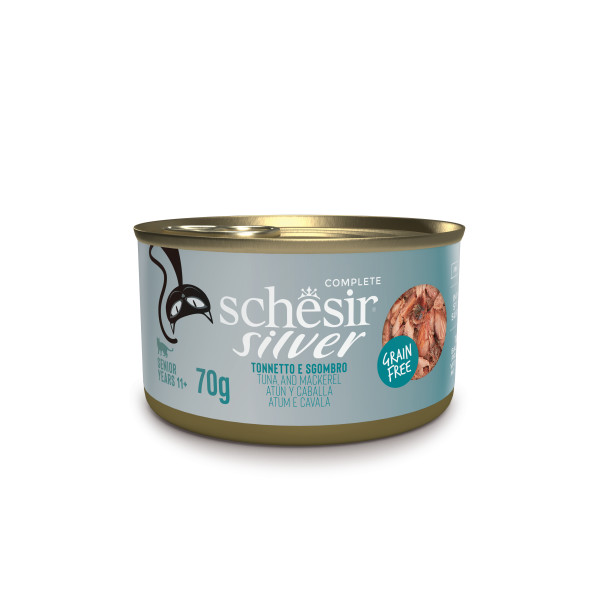 SCHESIR SILVER ATÚN Y CABALLA 70 GR