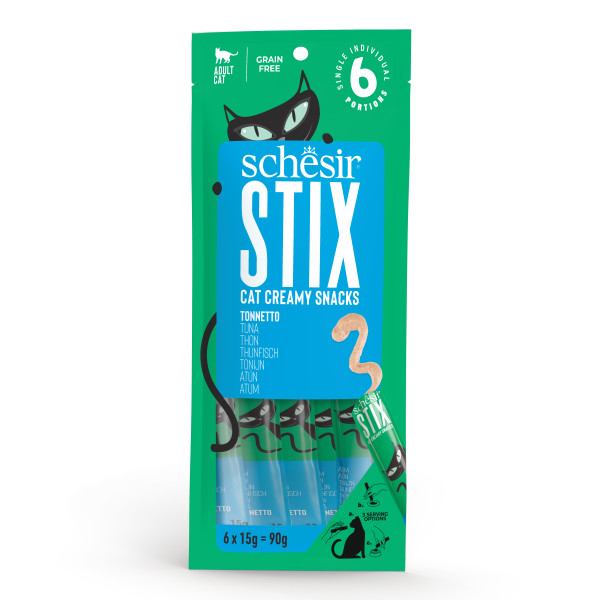 SCHESIR SNACK STIX ATÚN 6X15 GR