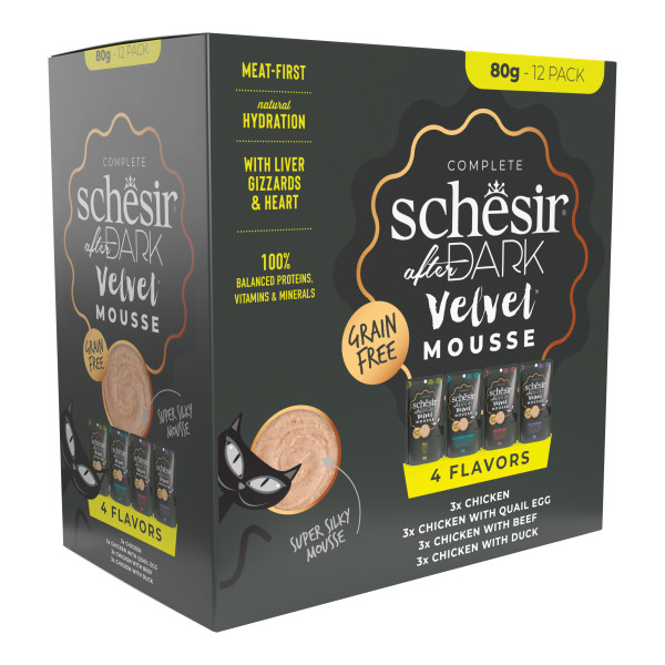 SCHESIR AFTER DARK VARIETY PACK LINEA VELVET MOUSSE
