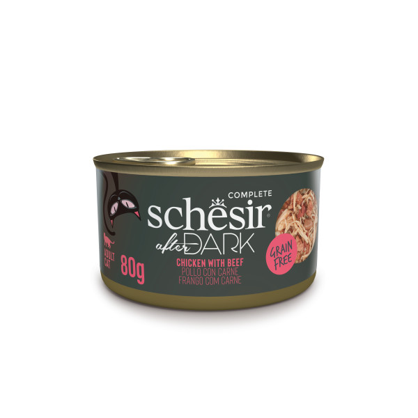 SCHESIR AFTER DARK POLLO CON BUEY 80 GR