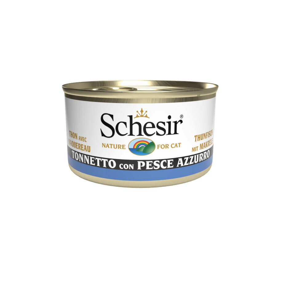 Schesir Lata Atún con pescado azul 85 gr gelatina