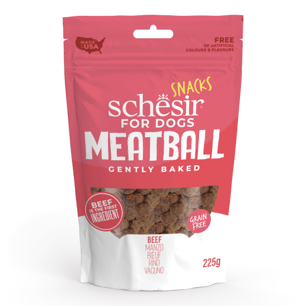 SCHESIR SNACK BOLAS DE BUEY 225 GR