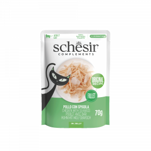 Schesir Sobre Filetes de pollo con lubina 70 gr